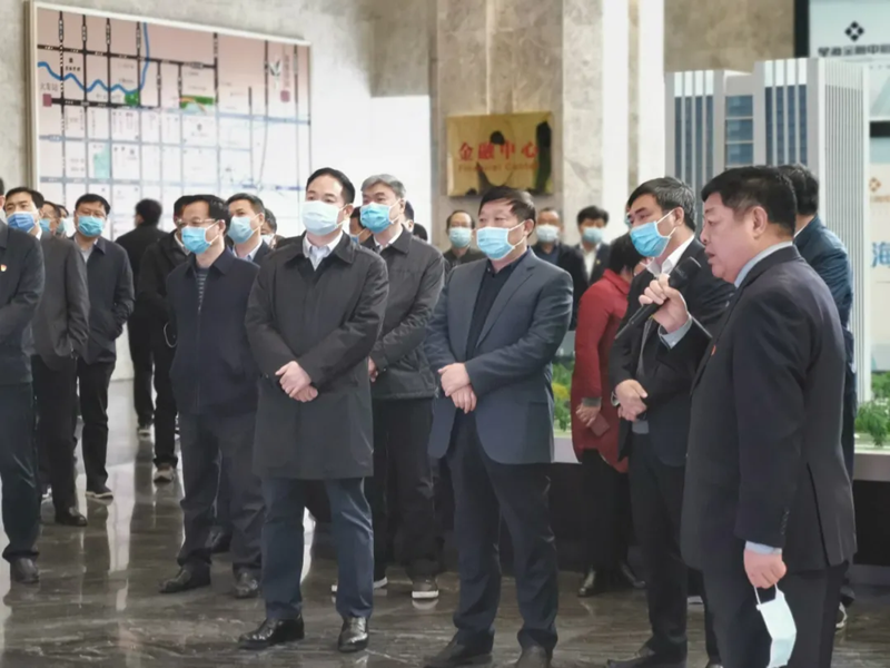 新乡市市长王登喜一行莅临星海金融中心观摩指导